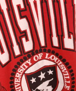 Louisville Cardinals T Shirt Vintage 80s 90s NCAA