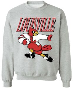 Louisville Cardinals Vintage NCAA Football Crewneck Sweatshirt Reprinted, University of Louisville Sweatshirt