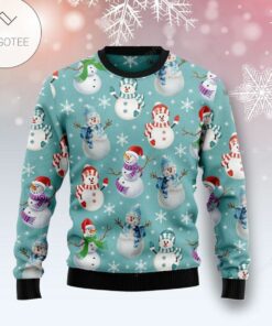 Love Snowman Ugly Christmas Sweater