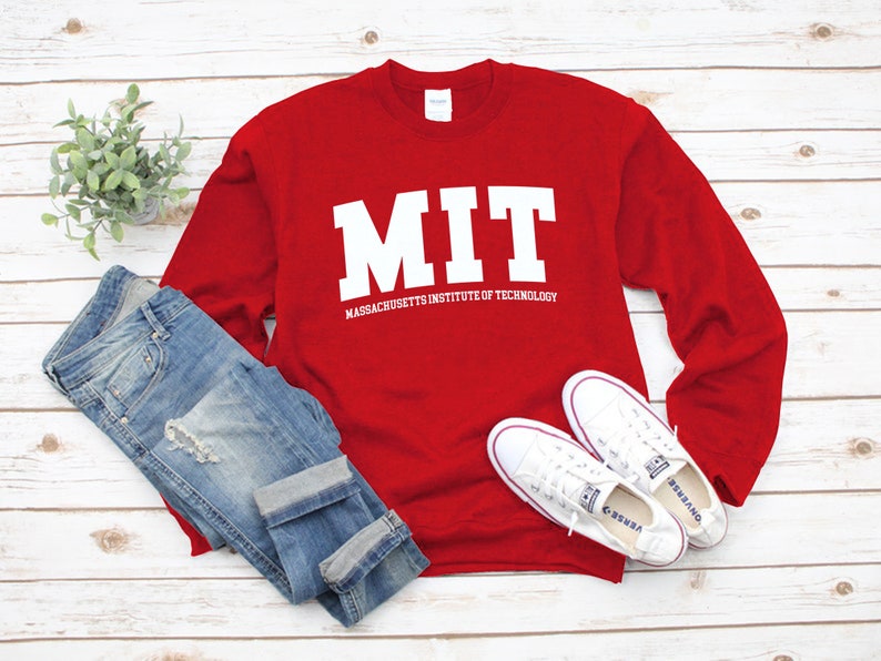 MIT Sweatshirt Massachusetts Institute Of Technology Sweater Shirts