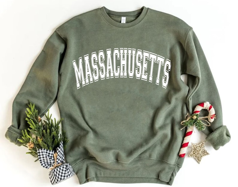Massachusetts Sweatshirt, College Student Gift