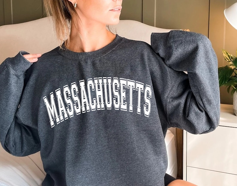 Massachusetts Sweatshirt, College Student Gift