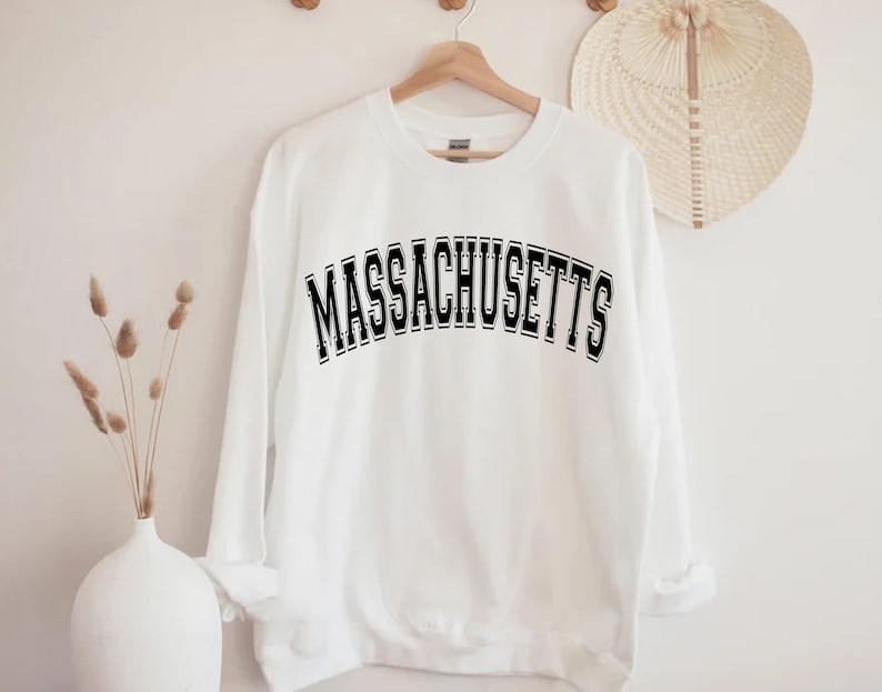 Massachusetts Sweatshirt, College Student Gift