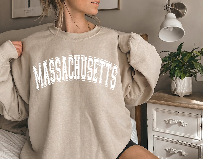 Massachusetts Sweatshirt, College Student Gift