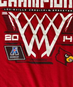 Men'S 2014 Louisville Cardinals Basketball Champions Graphic Shirt