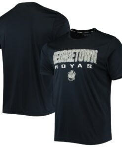 Men's Champion Navy Georgetown Hoyas Stack T-Shirt
