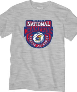 Men's NCAA Kansas Jayhawks National Basketball Champions Shirt 2022