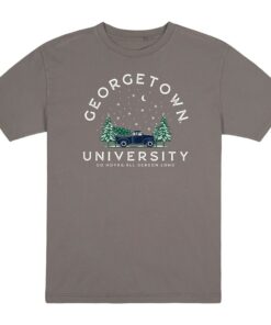Mens USCAPE Gray Georgetown Hoyas Garment Wash S/S Tee SS Tops