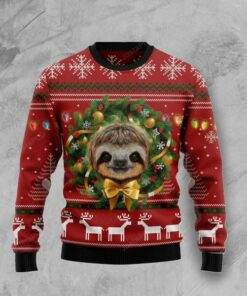 Merry Slothmas Ugly Christmas Sweater, All Over Print Sweatshirt, Ugly Sweater, Christmas Sweaters, Hoodie, Sweater