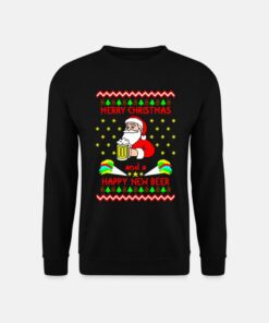 Merry Xmas Happy new Beer Ugly Christmas Sweater