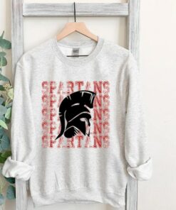 Michigan Spartans Sweatshirt, Football Gameday Sweatshirt, Womens Footballs Sweatshirt, Gameday Crewneck Sweatshirt for Women