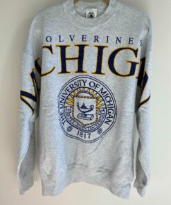 Michigan Spellout Crewneck Gifts for Fans