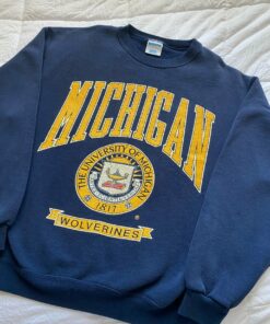 Michigan State Crew Neck Sweatshirt Gifts for Fans MSU Sweatshirt