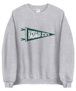 Michigan State Pennant Sweatshirt Gifts for Fans
