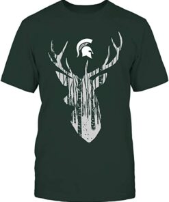 Michigan State Spartans Shirt Hunting Forest Deer