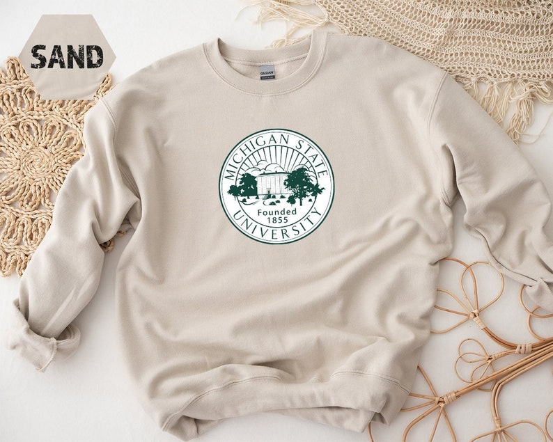 Michigan State Sweatshirt, College Sweatshirt, Gift for Student, Gift for Teacher , MSU Hoodie, College Sweatshirts
