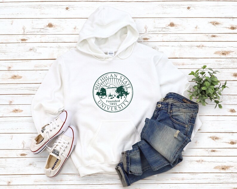 Michigan State Sweatshirt, College Sweatshirt, Gift for Student, Gift for Teacher , MSU Hoodie, College Sweatshirts,