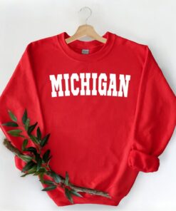 Michigan State Sweatshirt, Michigan Gift, Michigan Varsity Sweatshirt, Michigan Sweatshirt, State Sweatshirt, Michigan State Gift, Michigan