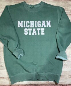 Michigan State University Comfort Colors Crewneck, MSU Crewneck, Michigan State Sweatshirt