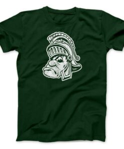 Michigan State University Spartans Gruff Sparty Retro Shirt Unisex