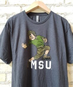 Michigan State University Vintage Leatherhead Sparty Unisex Shirt