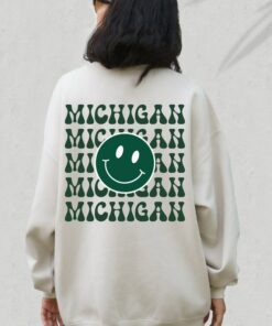 Michigan Themed Sweatshirt, Michigan Tailgate Shirt, Custom College Shirt, Gam Day Shirt, Football Game Day, Michigan Crewneck, Student Gift