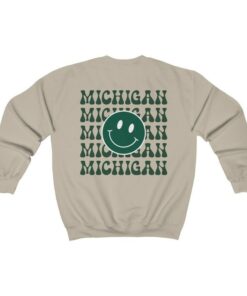 Michigan Themed Sweatshirt, Michigan Tailgate Shirt, Custom College Shirt, Gam Day Shirt, Football Game Day, Michigan Crewneck, Student Gift