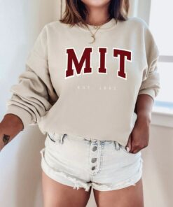 MIT Sweatshirt, Institute Of Technology Shirt, Massachusettes Gift For Women