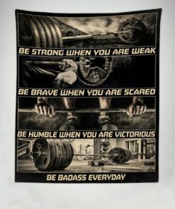 Motivational Quotes Banner Flag Tapestry For Fitness Club
