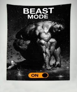 Motivational Quotes Banner Flag Tapestry For Fitness Club, Home Gym