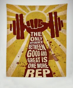 Motivational Quotes Banner Flag Tapestry For Home Gym