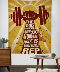 Motivational Quotes Banner Flag Tapestry For Home Gym
