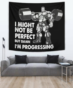 Motivational Quotes Banner Flag Tapestry For Home Gym Decor