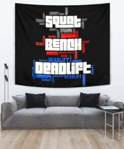 Motivational Quotes Banner Flag Tapestry For Home Gym, Fitness Club
