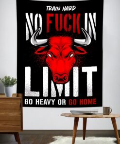 Motivational Quotes Banner Flag Tapestry For Home Gym, Gifts for Gym Lovers