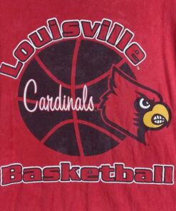NCAA Louisville Cardinals Adult T Shirt University Football Fan Shirt Gifts for NCAA Fans
