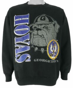NCAA (Savvy) - Georgetown Hoyas Crew Neck Sweatshirt 1990s