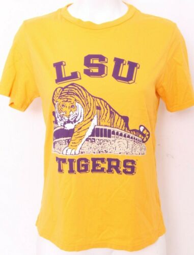 NEW Louisiana State LSU Tigers Blue 84 Yellow SS Crew Neck T-Shirt