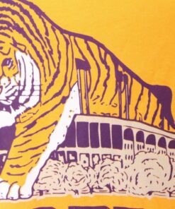 NEW Louisiana State LSU Tigers Blue 84 Yellow SS Crew Neck T-Shirt