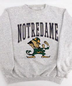 Ncaa Division!!! Vintage NOTRE DAME FIGHTING Irish Football Team Sweatshirt