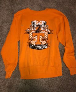 Ncaa Vintage Back To Back Sec Champions19971998 Tennessee Vols Crewneck Sweatshirt Hoodie