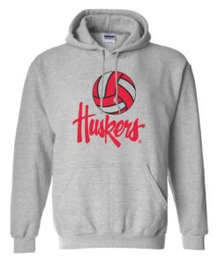 Nebraska Cornhuskers Volleyball Sweatshirt Nebraska Huskers Volleyball Sweatshirt, 5-Time Champions Fleece Huskers Pullover Husker Apparel, Gifts for NCAA Fans