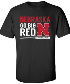 Nebraska Huskers Shirt Shirt Expect Excellence Nebraska Huskers Shirt Cornhusker Shirt Nebraska Cornhuskers Tshirt