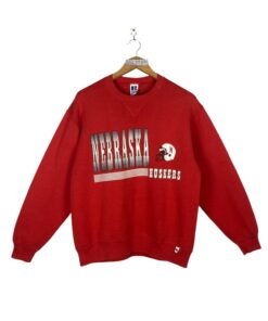 Nebraska Huskers Sweatshirt Large Vintage 90S University Of Nebraska Huskers Football 1994 National Champions Pullover Crewneck