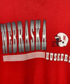 Nebraska Huskers Sweatshirt Large Vintage 90S University Of Nebraska Huskers Football 1994 National Champions Pullover Crewneck