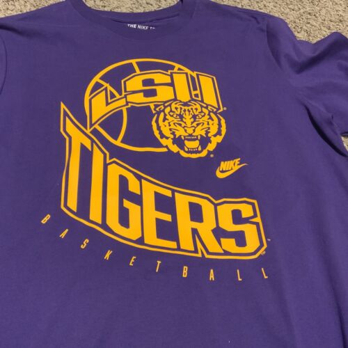 Nike LSU Tigers Shirt Basketball Shirt Tee