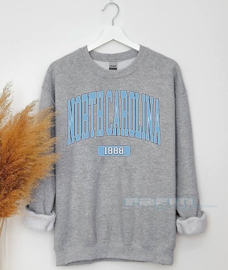 North Carolina Sweatshirt, North Carolina Fan Tshirt, Distressed North Carolina shirt, North Carolina Gift, College Student Unisex Tee