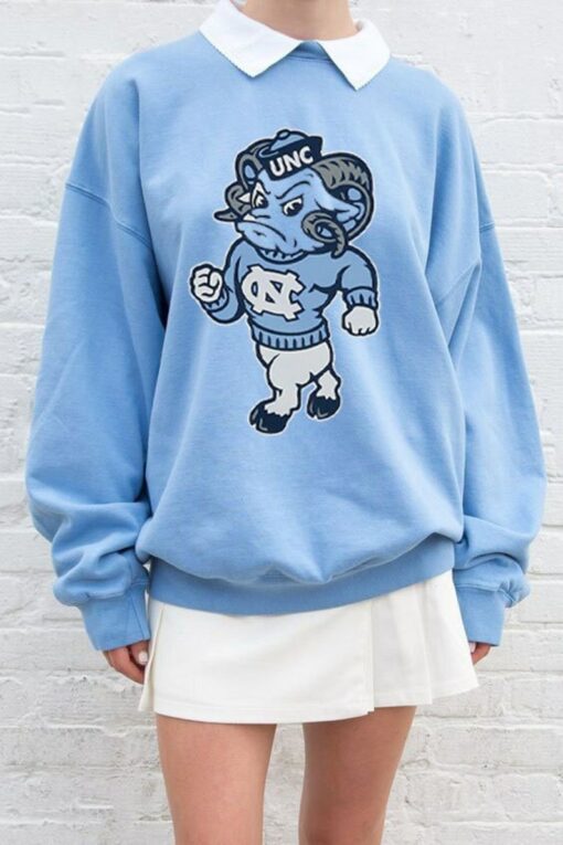 North Carolina Tar Heels Sweatshirt, Logo UNC Hoodies, North Carolina Sweatshirt, NCAA North Carolina Shirt, Gift for Fan, Unisex UNC Tee