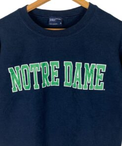 Notre Dame Sweatshirt Small Vintage Notre Dame Fighting Irish Pullover Crewneck