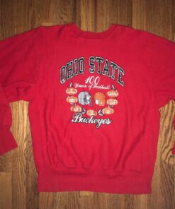 Ohio State Buckeyes Sweatshirt Champion 1990 Large 100 Years Football Rare